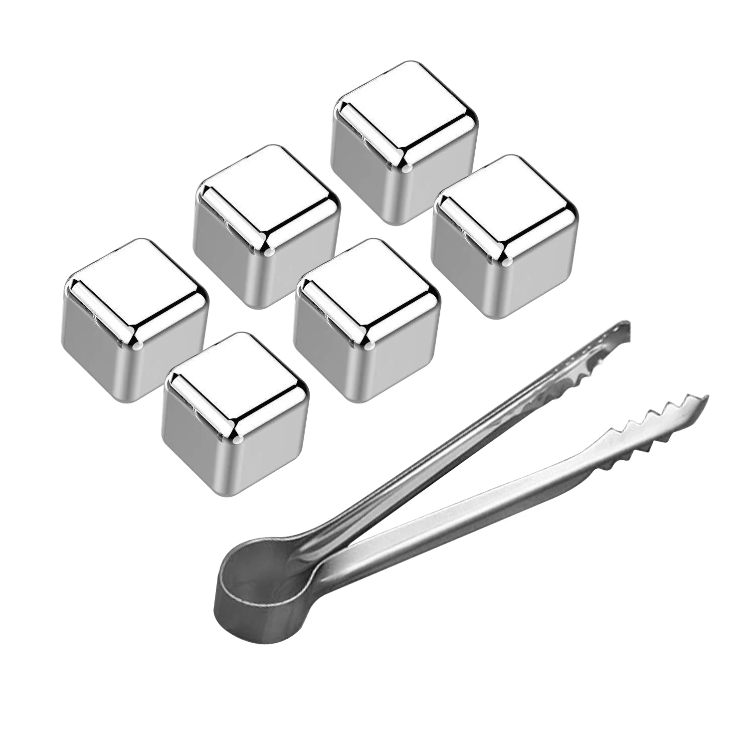 Бесплатная доставка кубики льда из нержавеющей стали многоразовые охлаждающие