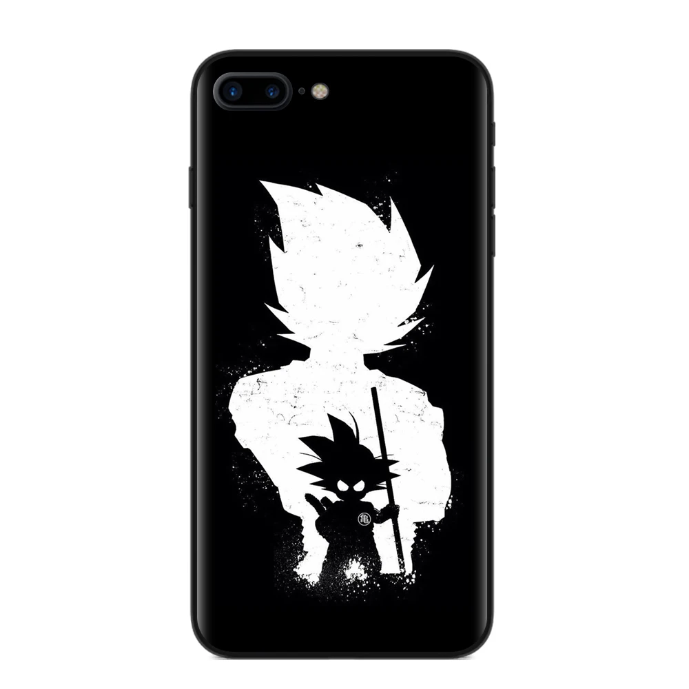 Dragon Ball z goku DragonBall Coque Shell Phone Case Soft TPU Cover For iPhone X 8 8Plus 7 6 6s Plus 5 5S SE |