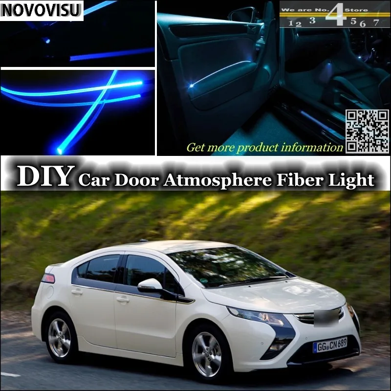 

NOVOVISU для Vauxhall Ampera интерьерный окружающий свет атмосферы волоконно-оптический свет внутри дверной панели освещение не свет