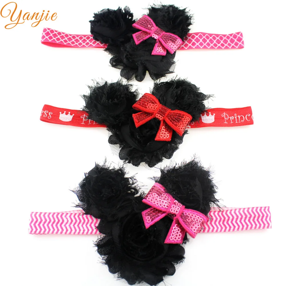 Infantile/повязка на голову с ушками для девочек детей 2020 Блестящий эластичный ободок