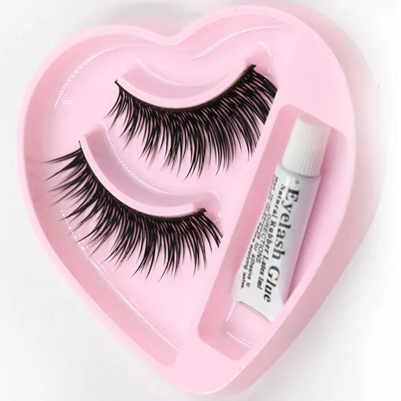 Натуральные накладные ресницы 3D норковые Накладные макияж ручной работы