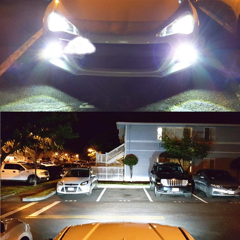 CJXMX светодиодный автомобильный фонарь P13W PSX26W противотуманный 1600LM 3000K Золотой