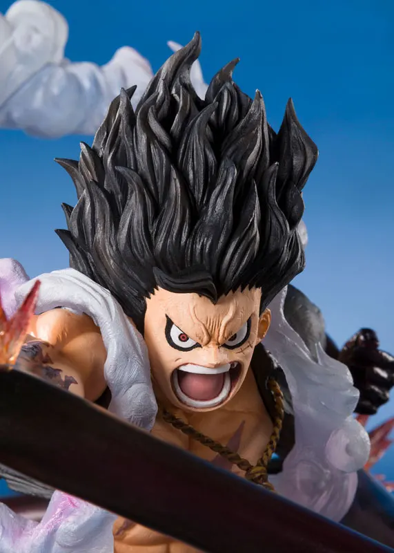 PrettyAngel-Подлинная Bandai Tamashii нация Figuarts ZERO ONE PIECE Monkey D. Luffy gear 4-Snakeman Ouda-коллекционная фигурка