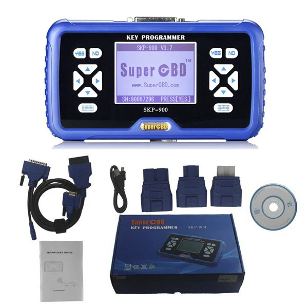 Оригинальный программатор ключей SuperOBD SKP900 OBD2 V5.0 SKP 900 автоматический обновление