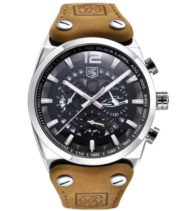 Часы с кожаным ремешком спортивные водонепроницаемые 2019 | Наручные часы