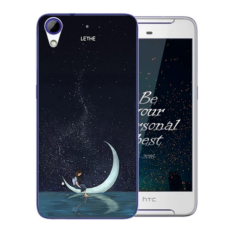 Чехол для телефона HTC Desire 628/628 Dual Sim с узором ночного неба Мягкая силиконовая