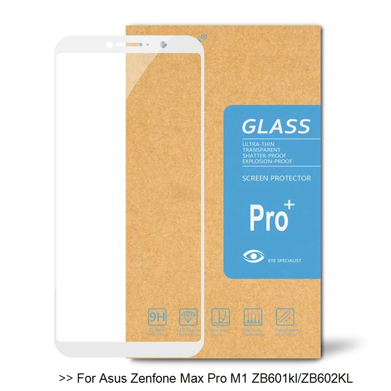 2PCS For Asus Zenfone Max Pro M1 ZB601KL Tempered Glass On ZB602KL Screen Protector HD | Мобильные телефоны и аксессуары