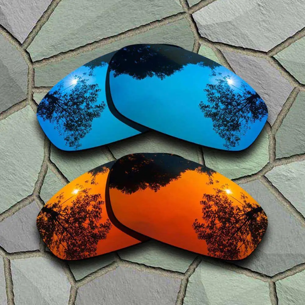 Sky Blue-Red Orange Солнцезащитные очки поляризованные Сменные линзы для Oakley Juliet-variets - Цвет линз: Sky Blue-Red Orange