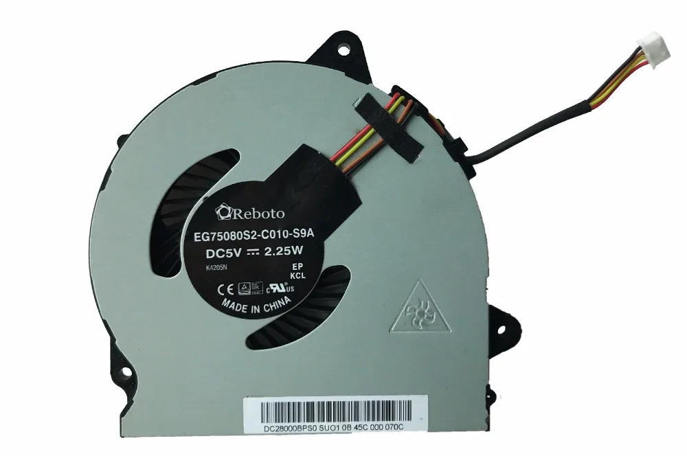 Оригинальный вентилятор охлаждения ЦП для ноутбука Lenovo G40 G40-30 G50 Z50 V2000 V3000 G40-70 DC5V 2