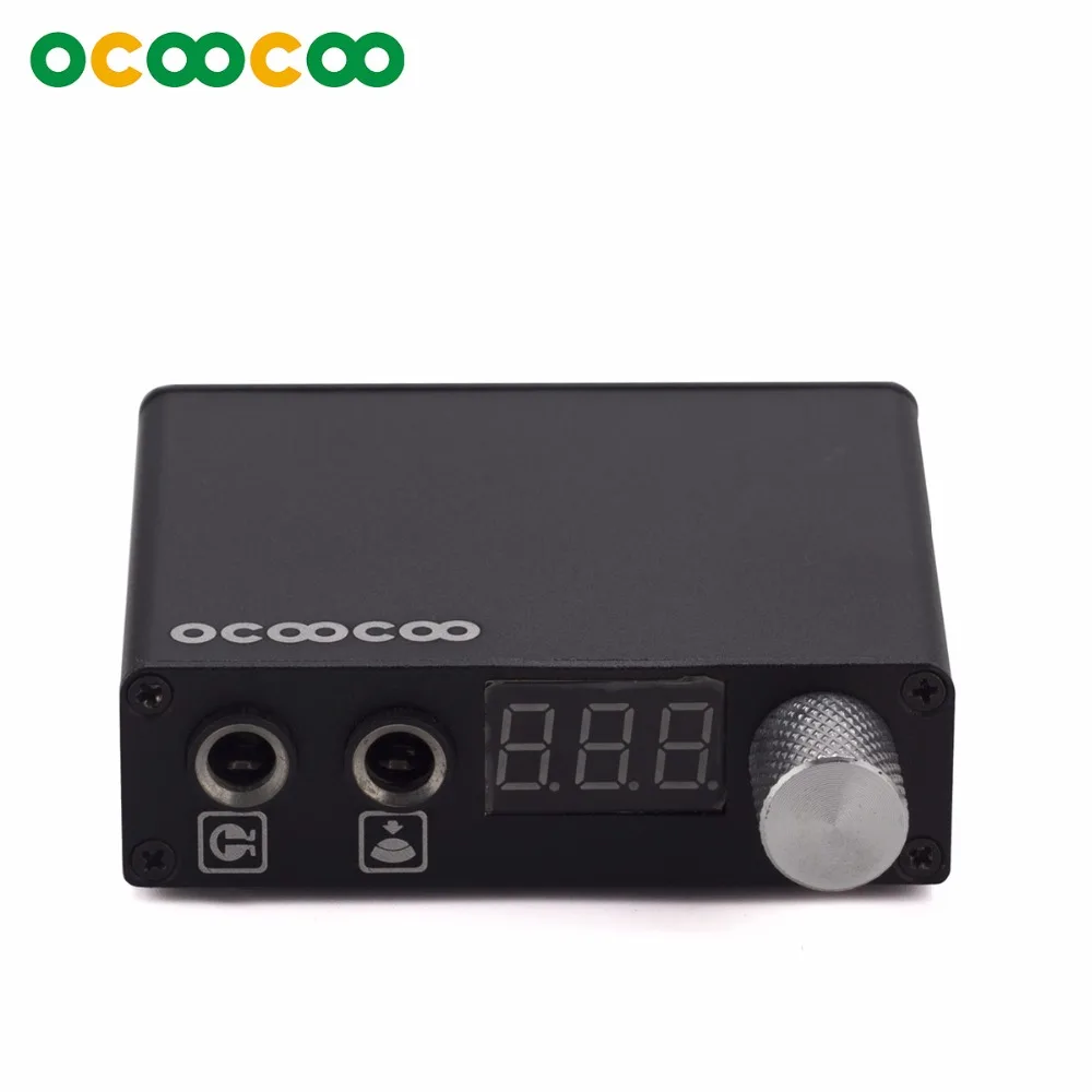OCOOCOO D800 мини тату машинка Питание высокий мощный три цифровой Дисплей с точностью