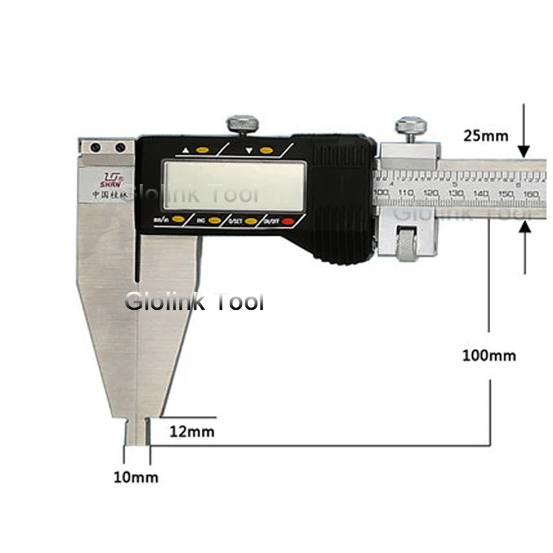 

0-500mm Heavy duty Digital Caliper 500mm 20inch Electronic Vernier caliper measuring tool gauge with nib jaws paquimetro digital