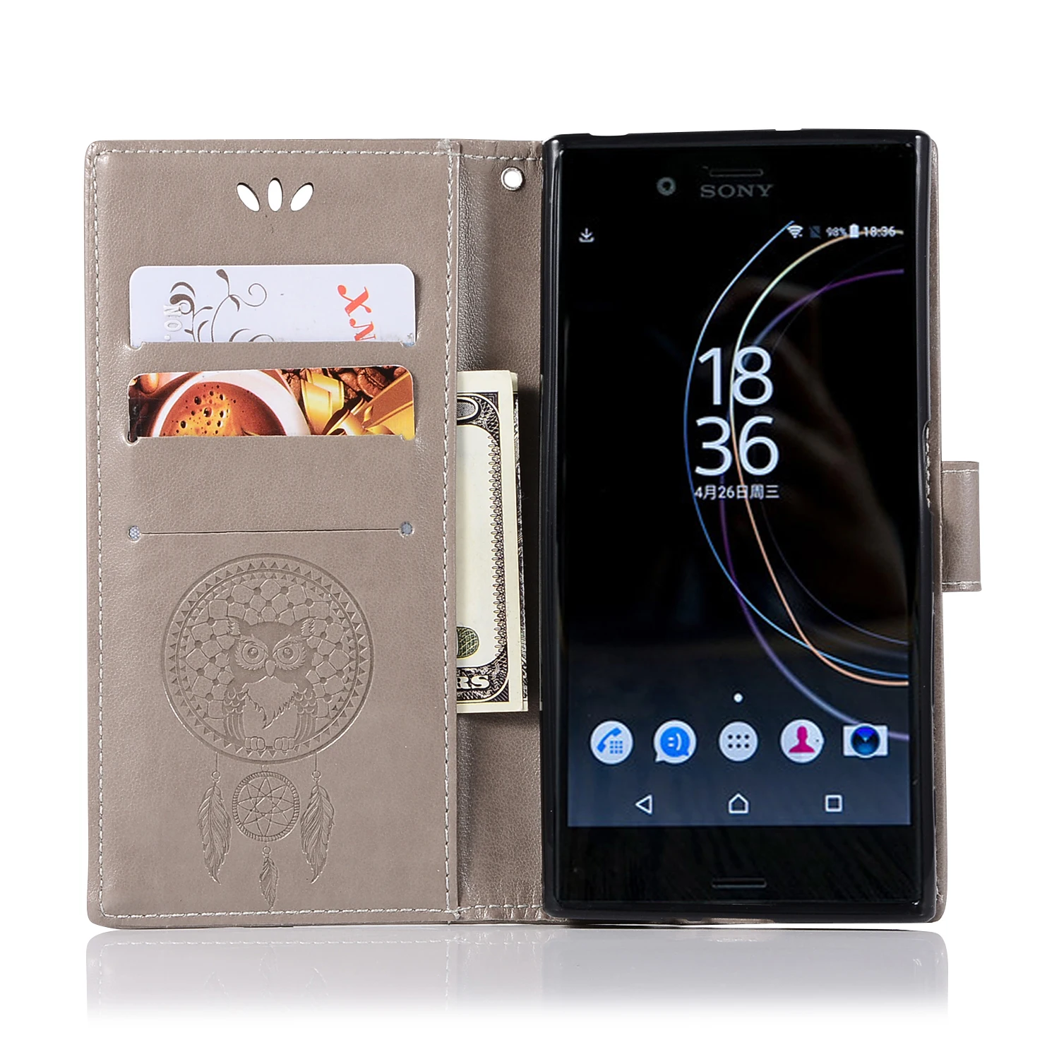 Чехол с откидной крышкой для Sony Xperia XZ Dual F8332 F8331 SO-01J чехол из искусственной кожи