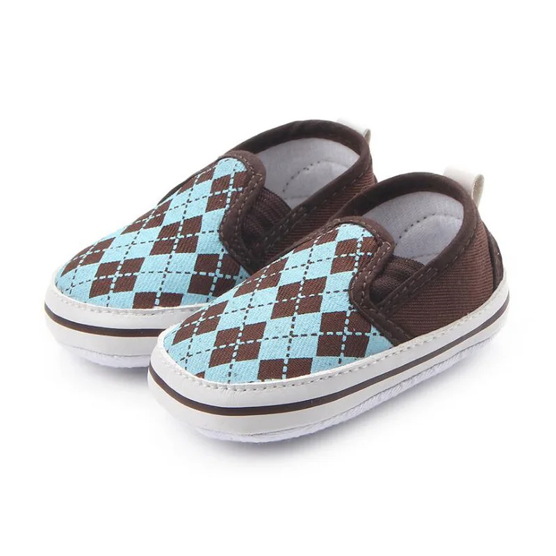 Повседневная обувь для маленьких мальчиков 2 вида цветов в клетку из