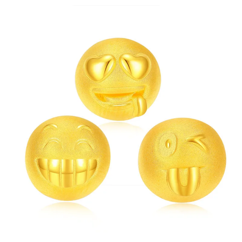 

New Arrival Pure 24K Yellow Gold Face Bracelet Women 999 Gold Bracelet