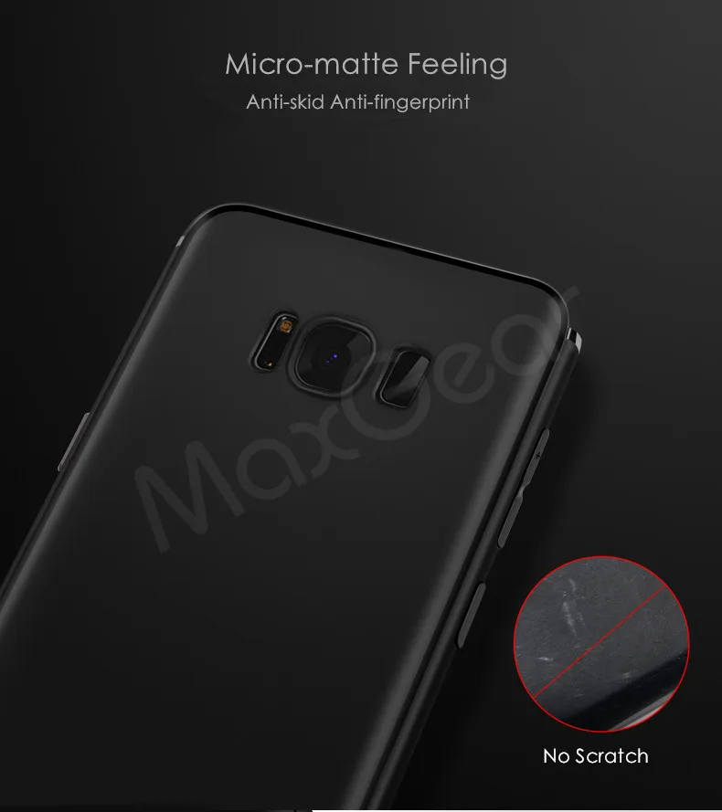 Чехол MaxGear для Samsung Galaxy S8 оригинальный защитный чехол задней панели мягкий