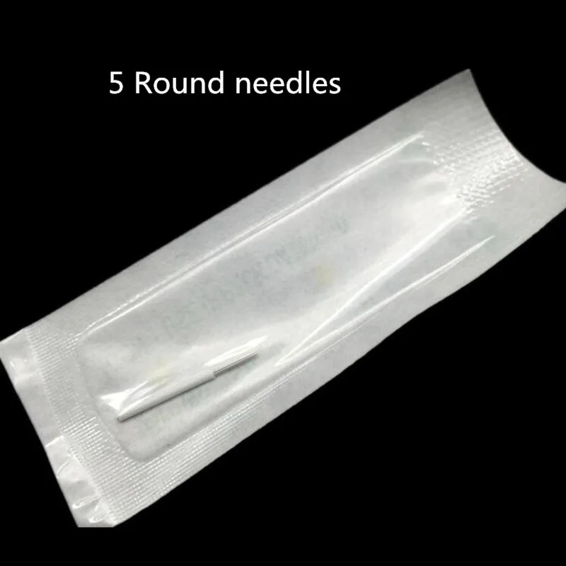 100 шт. 5 R игл для ручки полуперманентный макияж ручная туманная ручка иглы