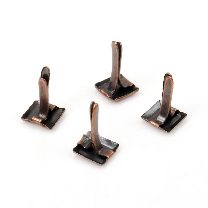 Bronze Square Brads Scrapbooking Embellishment Fastener Metal Crafts For Diy handmade Decoration 5mm 40PCs MZ232-17 | Дом и сад