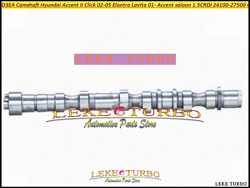 Распредвал D3EA для Hyundai Accent II Click 2002 05 Elantra Lavita 2001 10 saloon 1.5L CRDI 1493cc 24100 27500 CP17406| |
