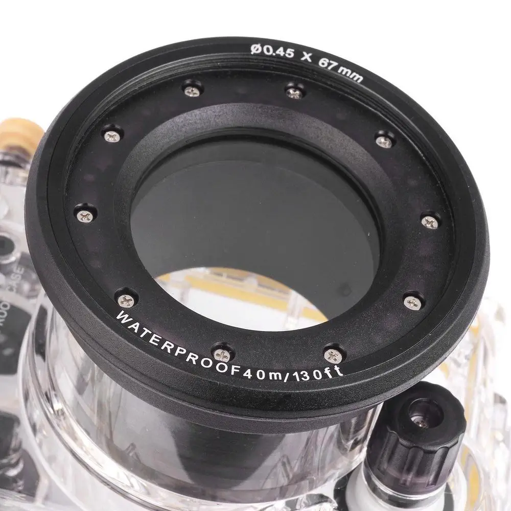 Водонепроницаемый подводный чехол для sony RX100 Meikon 40m 130ft Sony DSC RX100|bag birds|bag goldbag clasp |