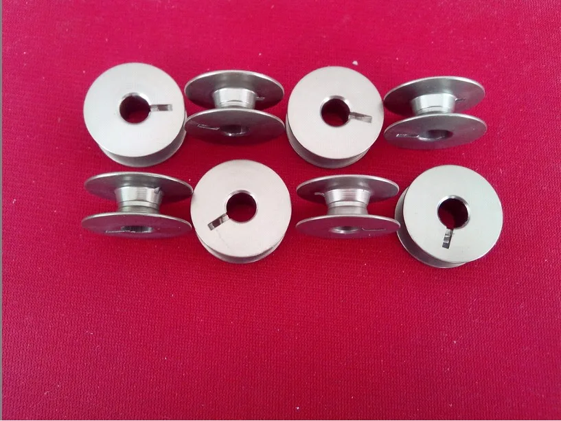 Sewing machine shuttle embroidery bobbin slotted alumina flat wire core middle groove shaped | Дом и сад