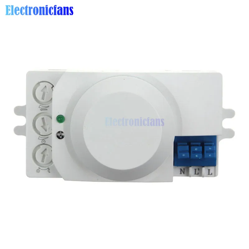 220V AC 400W 5.8GHz 360 Degree Microwave Movement Radar Sensor Switch Light Switch Induction Microwave Motion BC-360A