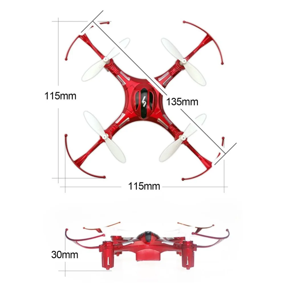 2.4G RC Drone 4CH 4-Axis Quadcopter with LED Light 3D Flip One Key Return Altitude Hold Headless Mode Helicopter | Игрушки и хобби