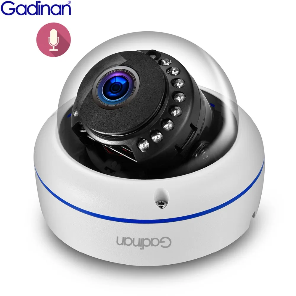 IP камера Gadinan Onvif HD 3 Мп 2 МП 1080P со встроенным микрофоном и объективом 8 мм|Камеры