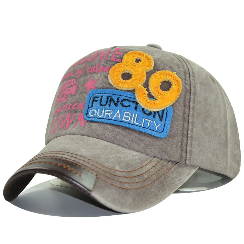 Мужская бейсбольная Кепка Snabacks летняя винтажная помытая хлопковая Повседневная