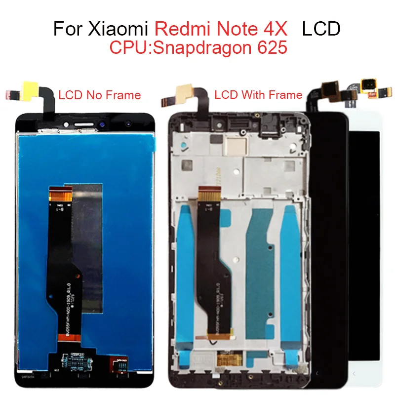Для Xiaomi Hongmi Note 4X / Redmi 4x MBT6A5 дисплей сенсорный экран дигитайзер в сборе Замена 100%