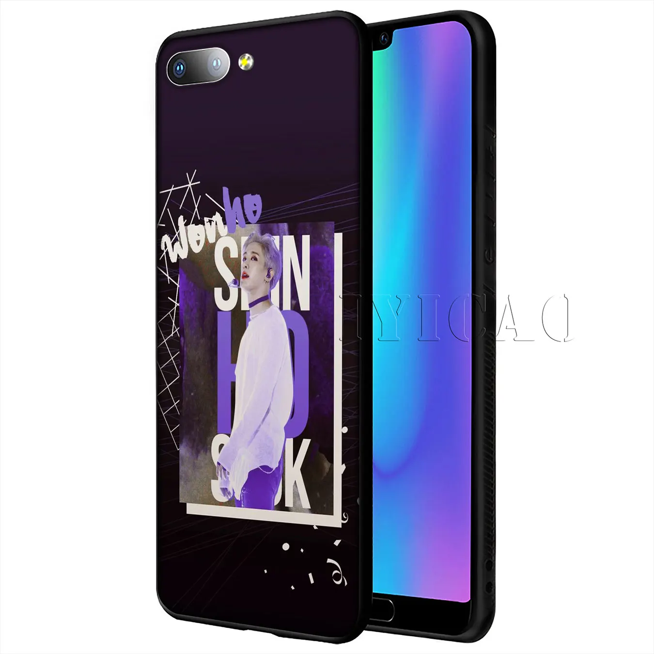 IYICAO Monsta X KPOP Boy Group Лучший Мягкий силиконовый чехол для Huawei Y9 Y7 Y6 Prime 2019 Honor 20 8C 8X 8 9 9X 10