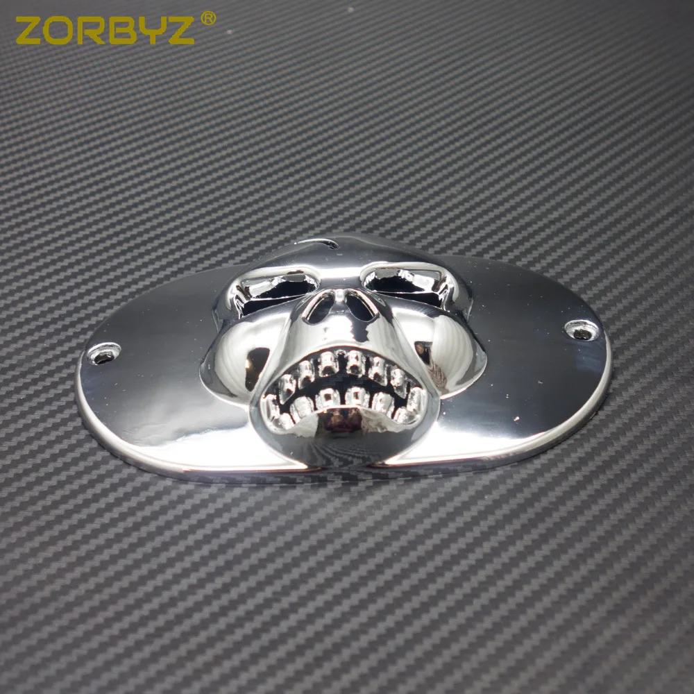ZORBYZ Новый Хром Череп хвост светильник воротник Маска крышка подходит для Harley Touring