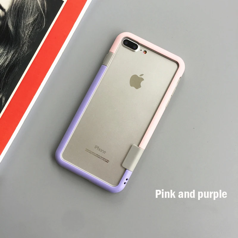XinWen противоударный роскошный оригинальный чехол для apple iphone7 7 s 4 PC Macio frame de phone case