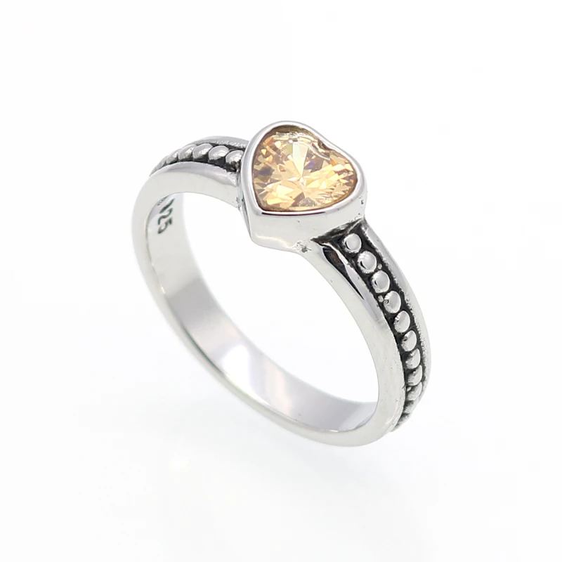 Кольцо женское из нержавеющей стали с фианитом 6 цветов|ring heart|cubic zirconstainless steel ring |