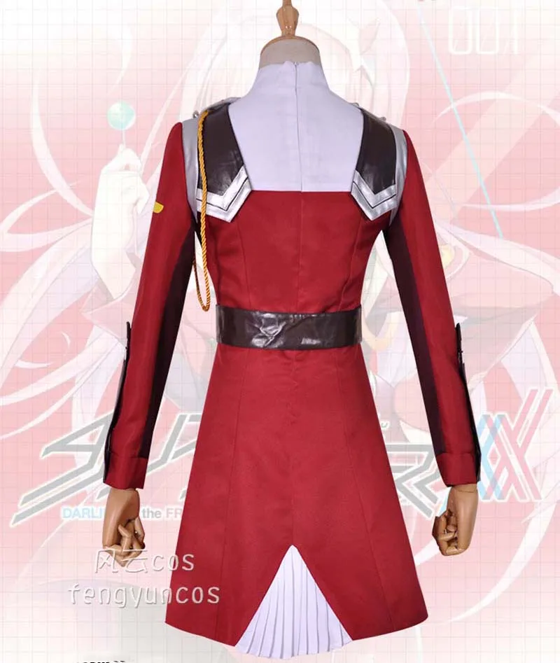 Новинка Костюм для косплея Zero Two Darling In The Franxx 02 Милые наряды девочек на Хэллоуин