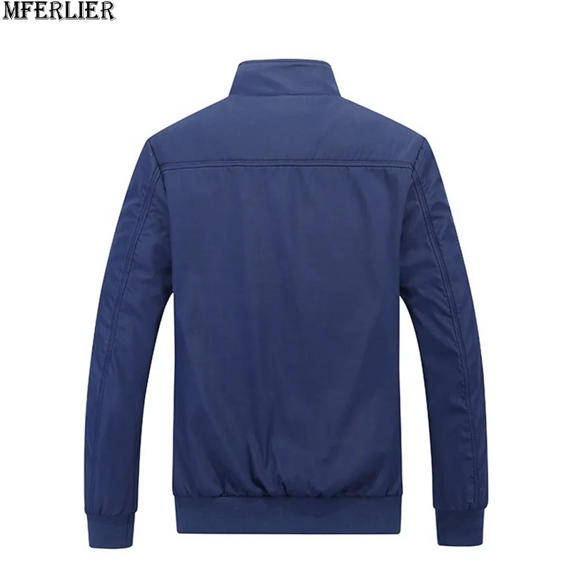 MFERLIER мужские куртки больших размеров 7XL 8XL классические деловые Простые