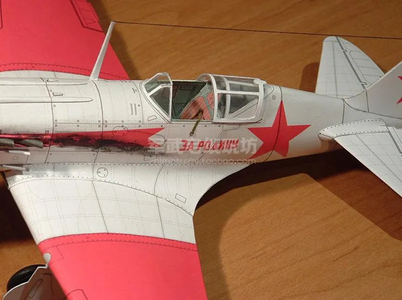 Набор бумажных моделей советских солдат MIG 3 времен Второй мировой войны в