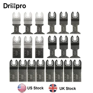 Drillpro 20 шт., многоинструментальная пила, осциллирующая, мульти инструмент, режущие пилы для дерева, лезвия для Fein Multimaster Dremel