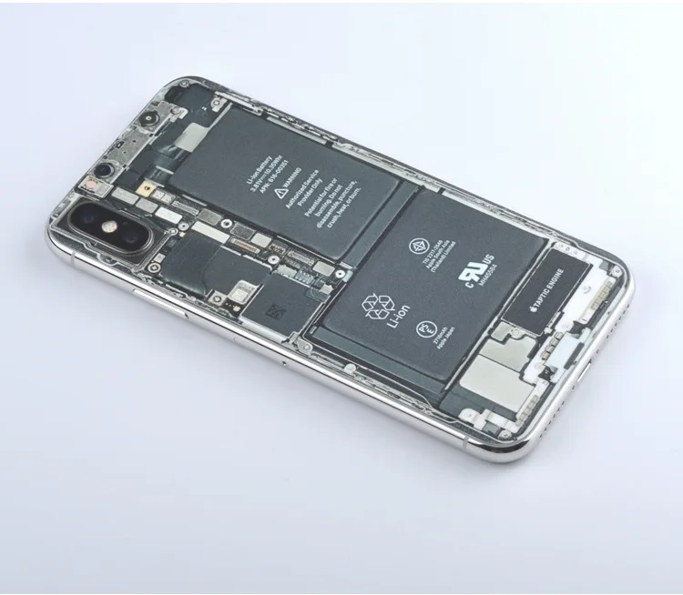 X-ray и печатная плата камуфляжная прозрачная задняя пленка для iphone X DIY наклейки для Apple iphone 10 Полная защита задней панели