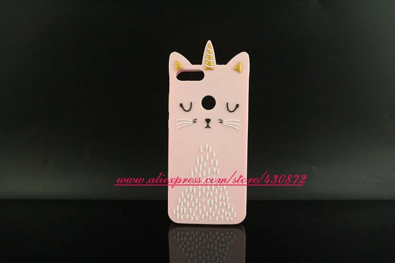 Для huawei P Smart чехол 3D Силиконовый мультяшный мягкий чехол huawei P Smart Cover чехол для телефона huawei P Smart Capa Enjoy 7S