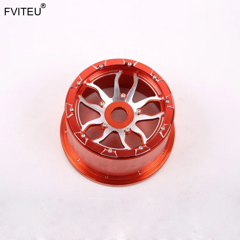 Набор ступиц из сплава с ЧПУ fvieu колесной гайкой для 1/5 HPI 5B SS Rovan King Motor 001 002|Детали и