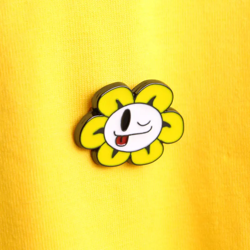 BR0011 HALDER Undertale Chara Мультяшные модные ювелирные изделия Frisk Flowey Toriel Sans броши на булавке Нагрудный значок аксессуары для одежды подарок