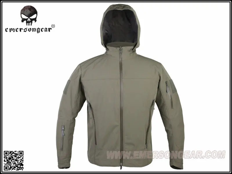 EMERSON уличный светильник тактический боевой мягкий чехол куртка с капюшоном