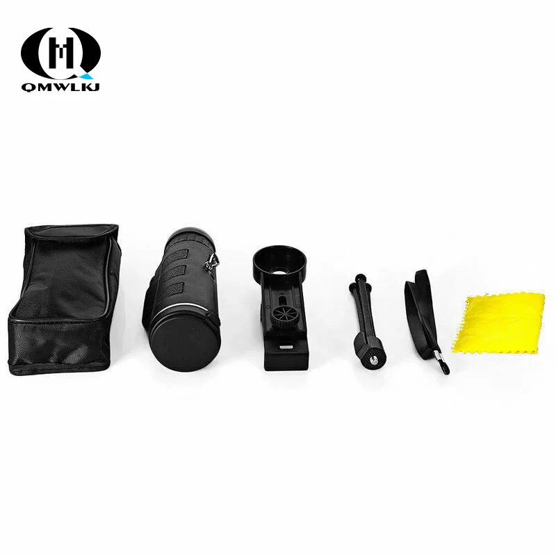 Объектив для телефона 40X60 зум смартфона монокулярный телескоп камера кемпинга