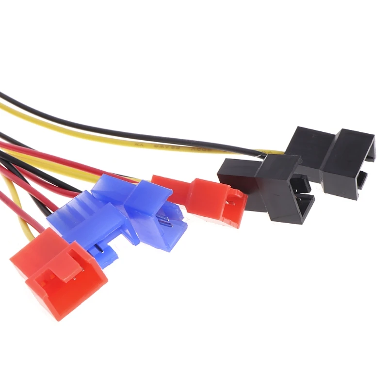 4 контактный IDE Molex для 6 портового охлаждающего вентилятора 2 разветвитель