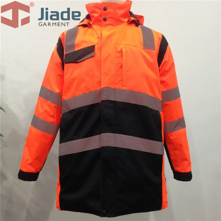 Jiade Men's Work Wear Winter Parka Reflective High Visibility Jacket | Безопасность и защита