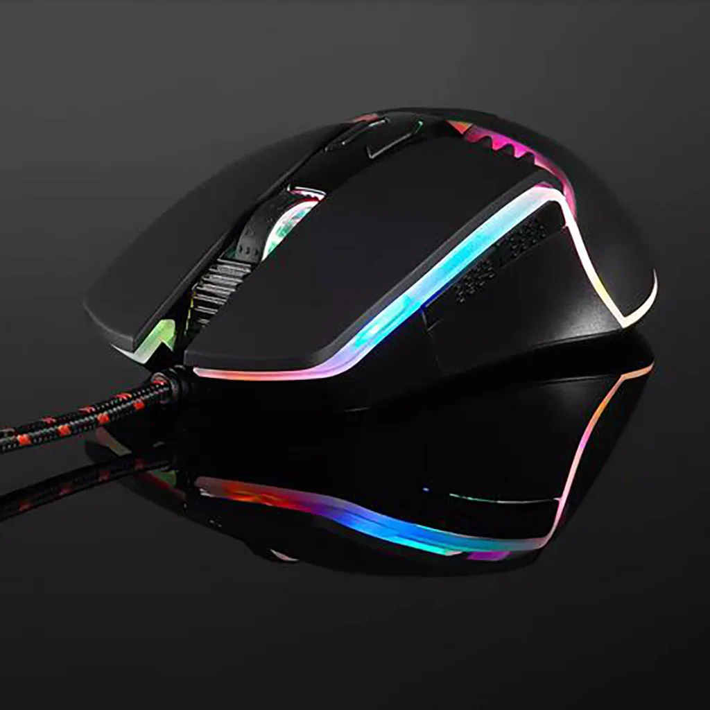 MOTOSPEED V20 8 кнопок 5000 dpi RGB с подсветкой Проводная игровая мышь