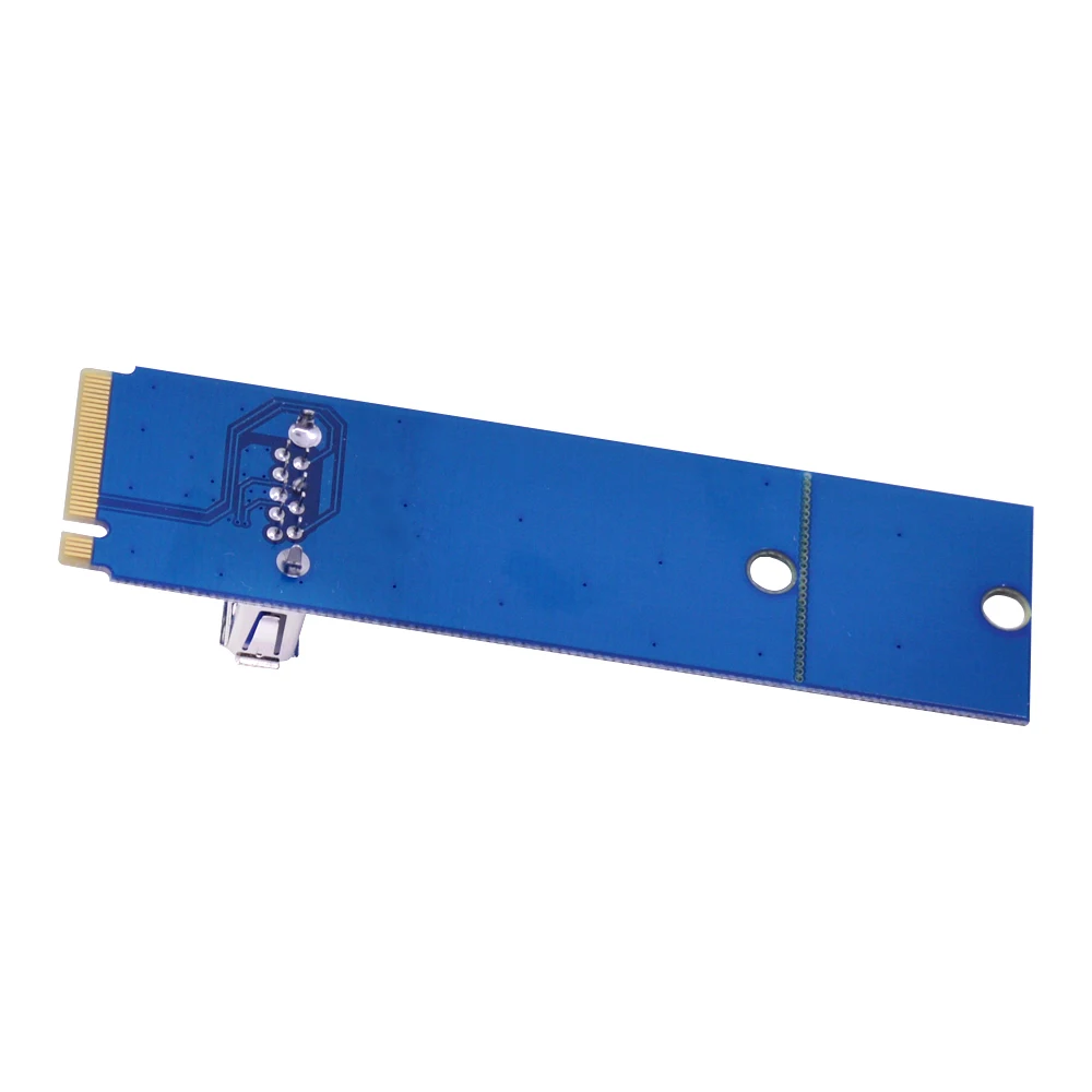 CHIPAL 100 шт. NGFF M.2 на USB 3 0 переносная карта M2 USB3.0 адаптер для PCI-E Райзер-карта PCI Express 1X