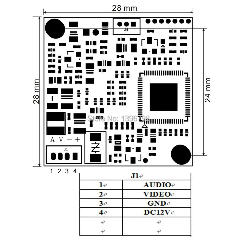 Плата модуля камеры AHD 960P 1200tvl1.3 МП цветовая пластина для SONY IMX225 1/3 дюйма низкий