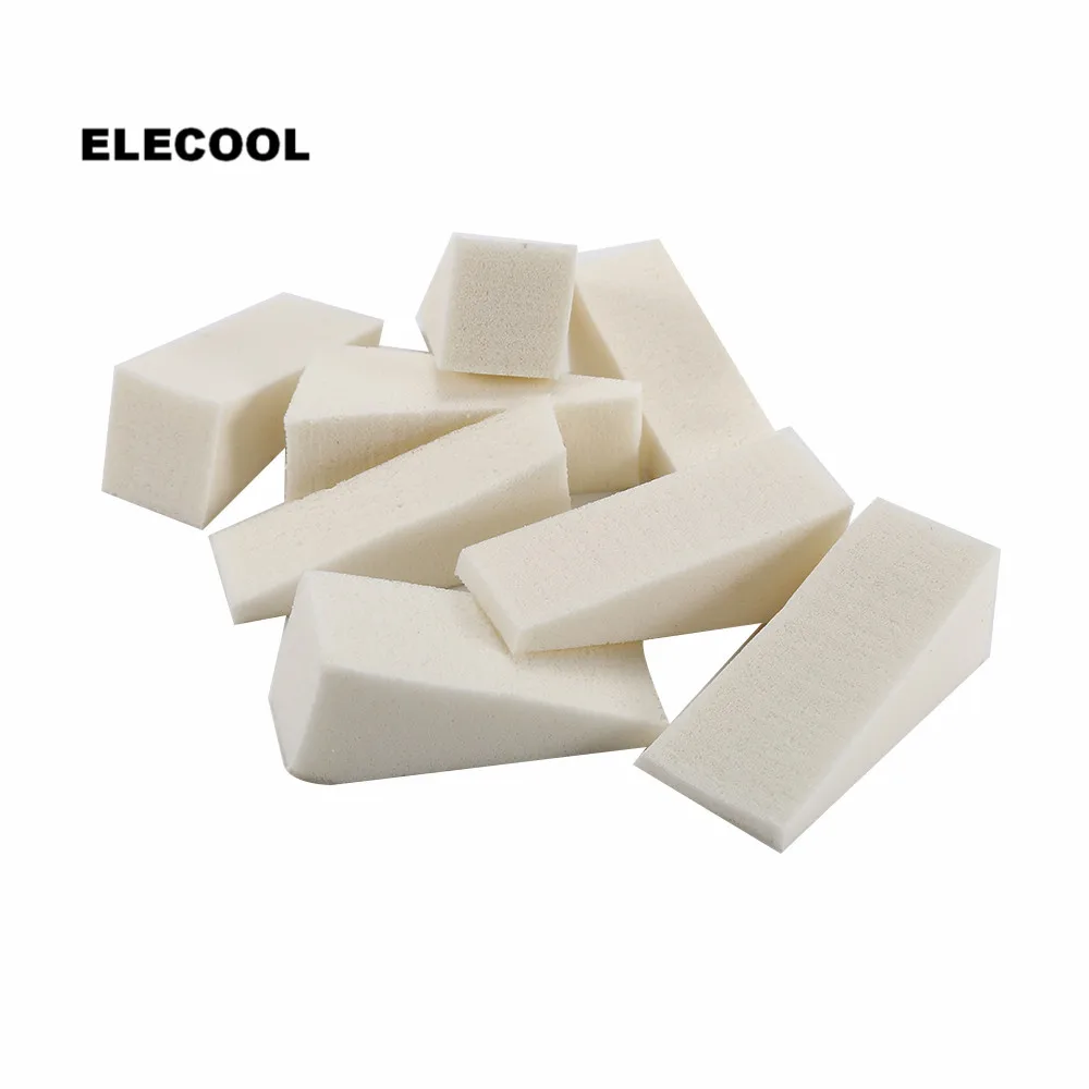 ELECOOL 8 шт. Треугольники ногтей Nail Art Полировочная губка штамповка градиент Цвет