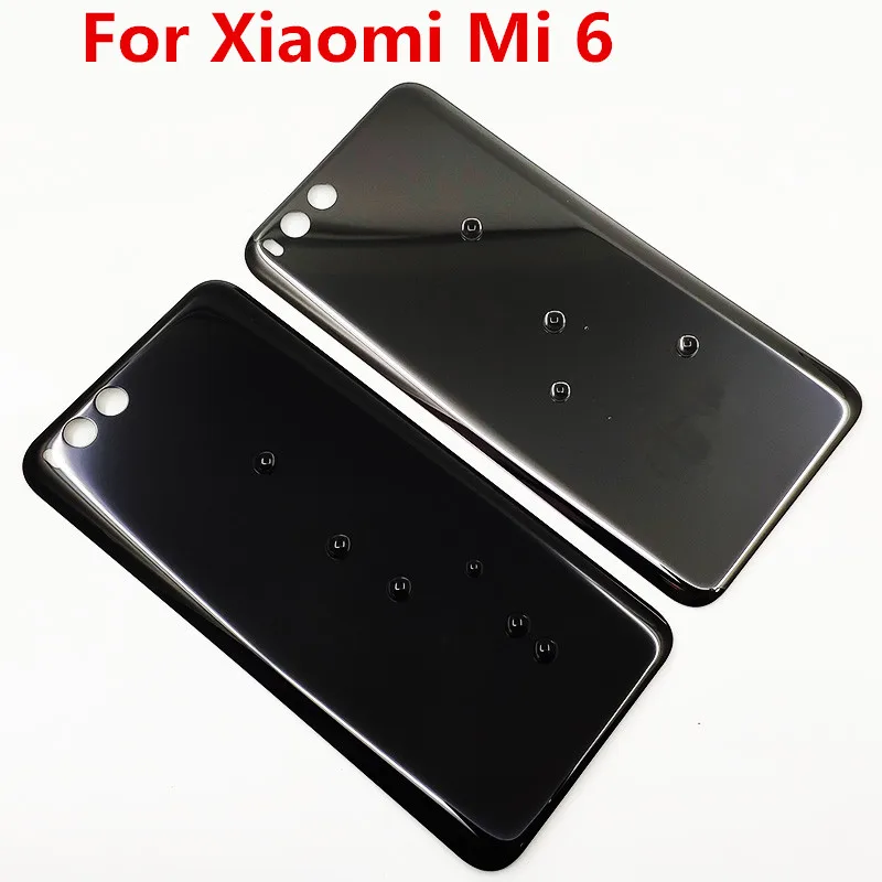 Для Xiaomi Mi 6 крышка батареи задняя крышка корпус чехол для Xiaomi Mi 6 задняя дверь стеклянная панель для Xiaomi Mi 6 замена крышки батареи